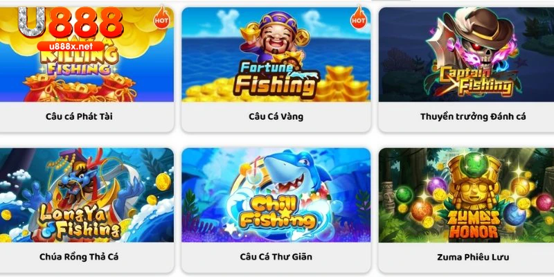 Giới thiệu vài game bắn cá U888 siêu thú vị